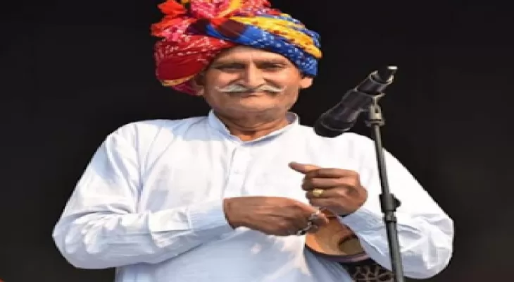 पांडुन का कड़ा गायन के अकेले कलाकार गफरुद्दीन मेवाती को सम्मानि करेंगी राष्ट्रपति