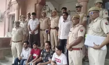 रोहित गोदारा गैंग के गुर्गे सहित चार बदमाश गिरफ्तार